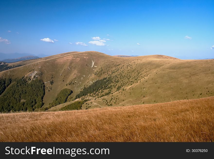 View of the Slovak mountains. View of the Slovak mountains