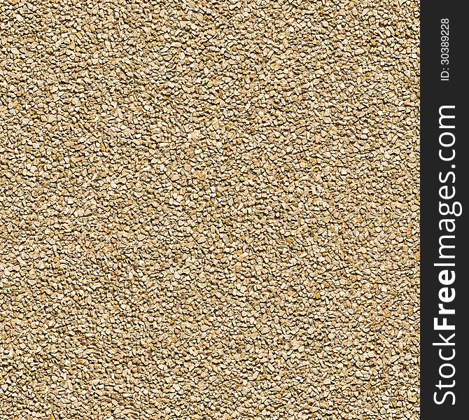 Seamless Texture of Small Stones Covered Wall.