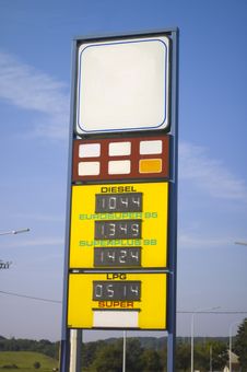 Fuel Prices Royalty Free Stock Image Fuel Prices Royalty Free Stock Image