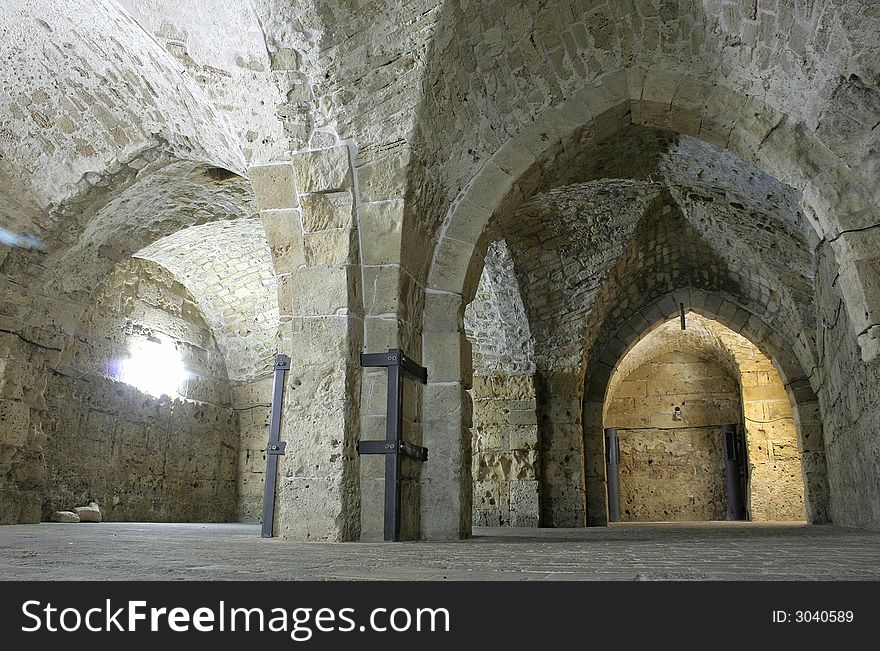 Knight templer tunnel jerusalem israel