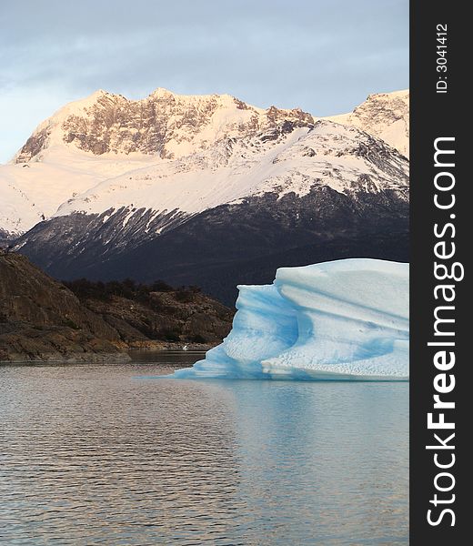 Floating iceberg in Argentina Lake. Floating iceberg in Argentina Lake