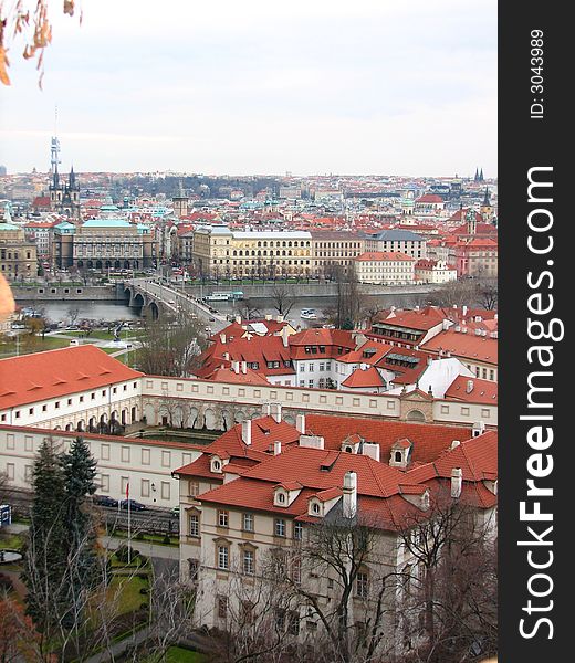 Panorama of Prague city. Czech Republice. Panorama of Prague city. Czech Republice.