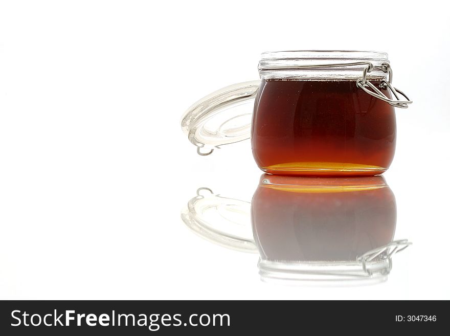 Honey isolated on a white background