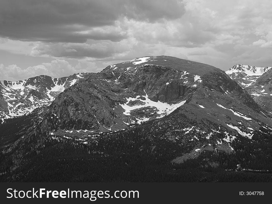 Mountain scenery from Rocky Mountain National Park. Mountain scenery from Rocky Mountain National Park