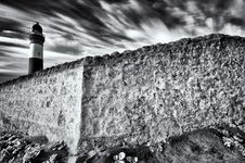 Buchan Ness Lighthouse &x28;Scotland&x29; Royalty Free Stock Photos Buchan Ness Lighthouse &x28;Scotland&x29; Royalty Free Stock Photos