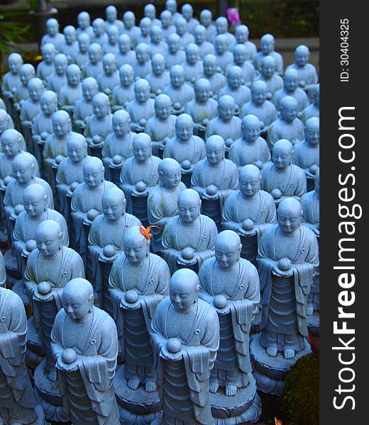 Small Blue Buddha Statues 2