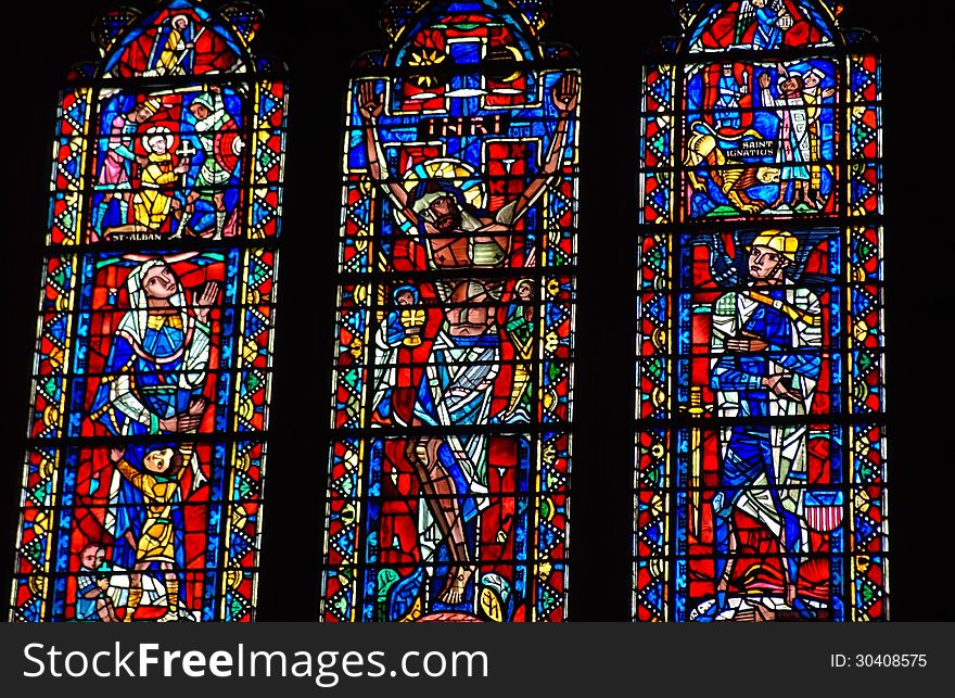 Stained Glass Window From National Cathedral