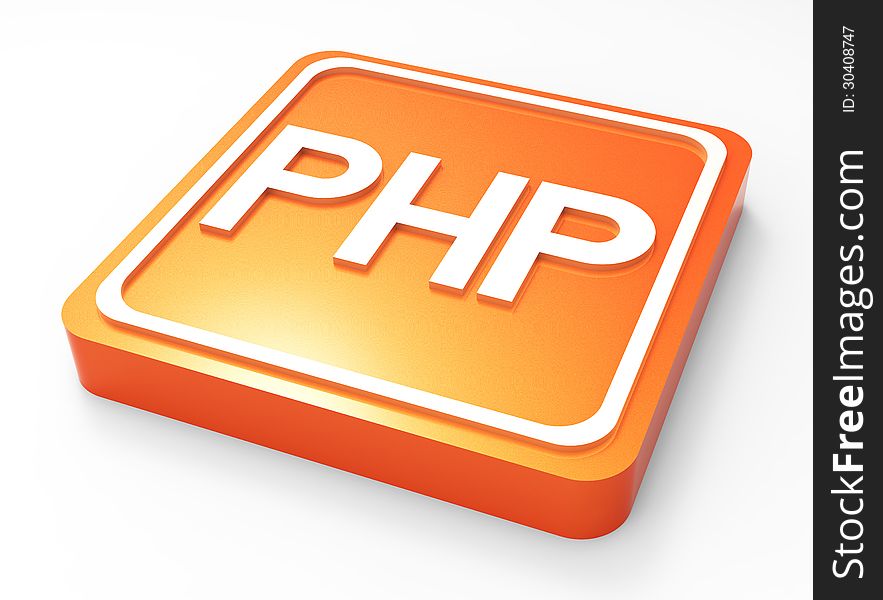 PHP Programming Button 3D