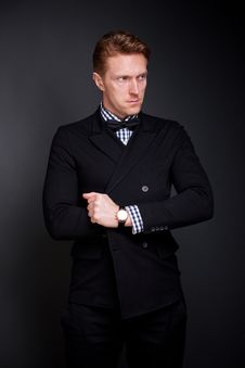 Elegant Man In A Suit Stock Photos Elegant Man In A Suit Stock Photos