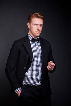 Elegant Man In A Suit Royalty Free Stock Photo Elegant Man In A Suit Royalty Free Stock Photo