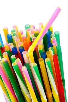 Colorful Drinking Straws Royalty Free Stock Photography