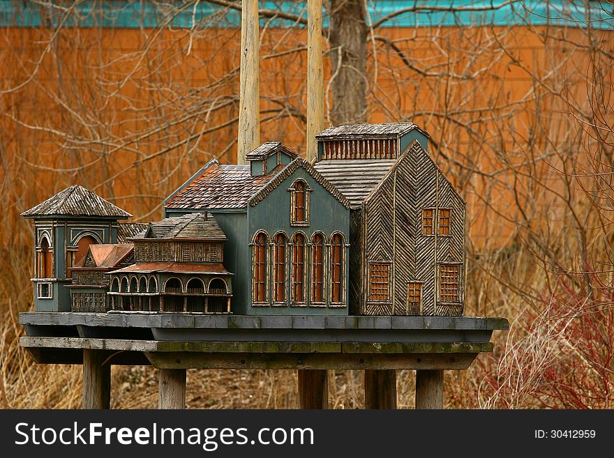 Minature Wooden Architecture