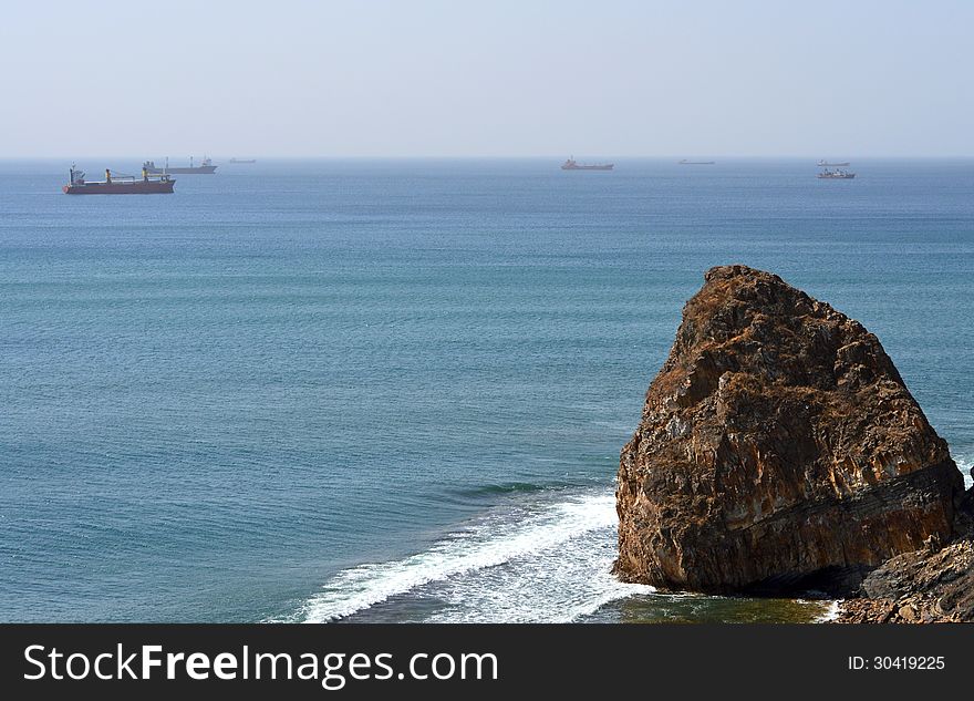 Ships In The Open Sea