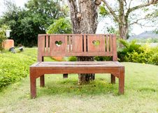 Chair In The Garden Royalty Free Stock Photo
