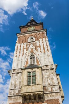 Gothic Town Hall Tower Stock Photos