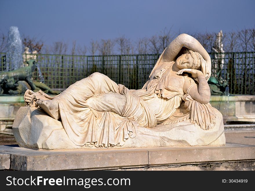 A Palace of Versailles garden statue