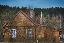 Old Wooden Country House Royalty Free Stock Image Old Wooden Country House Royalty Free Stock Image