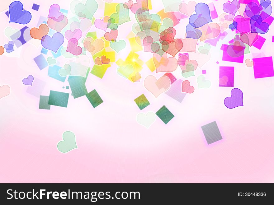 Abstract colorful bokeh defocused lights background. Abstract colorful bokeh defocused lights background