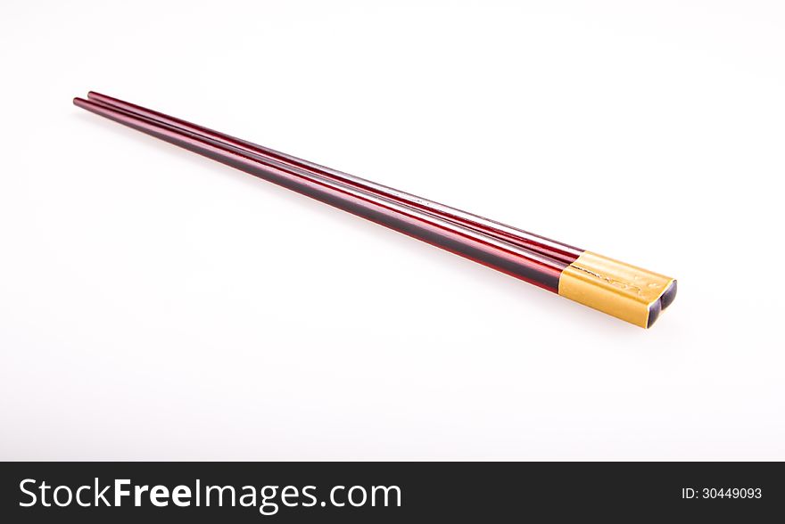 A pair of chinese chopstick. A pair of chinese chopstick