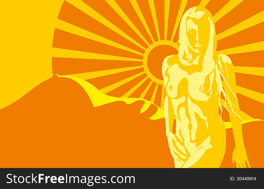 Nude Women In Sun Rays