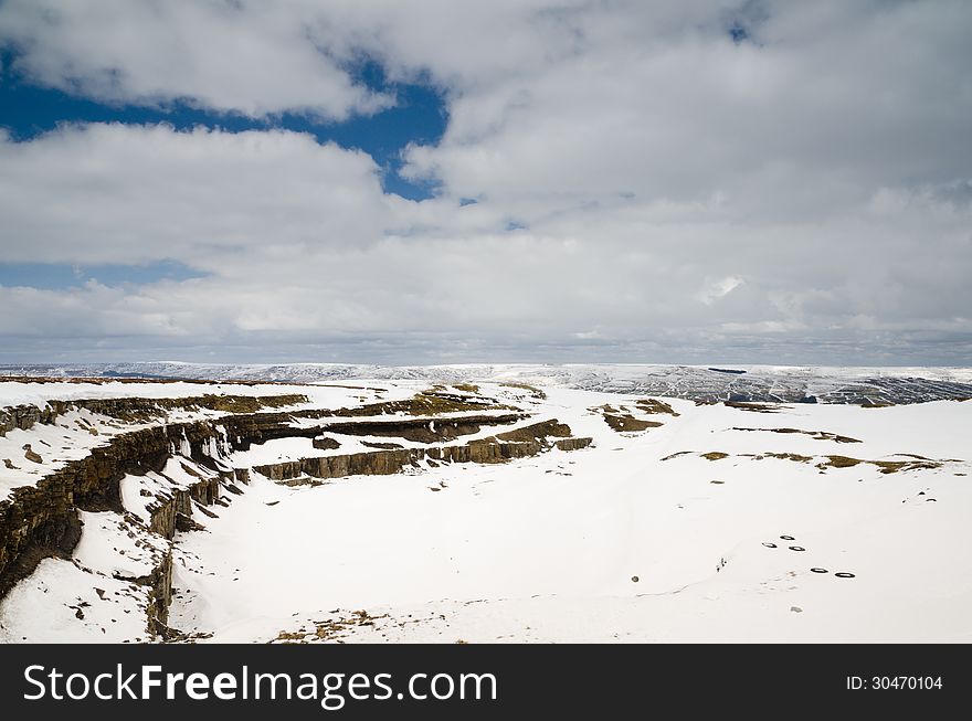 The North Pennines covered in snow still during April. The North Pennines covered in snow still during April