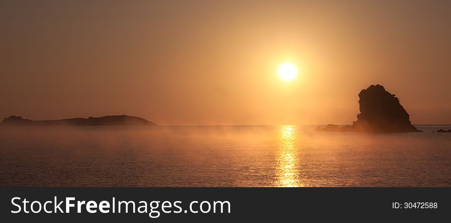 Sunset Fog