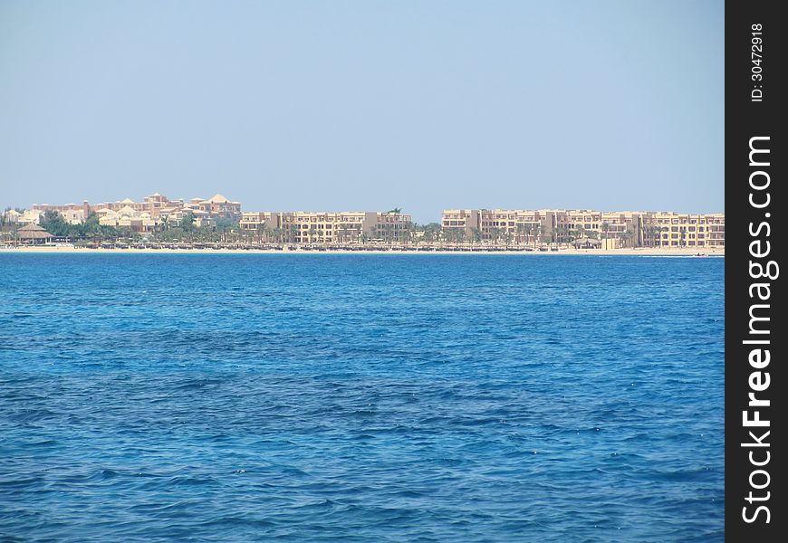 Egyptian paradise city in the Red sea