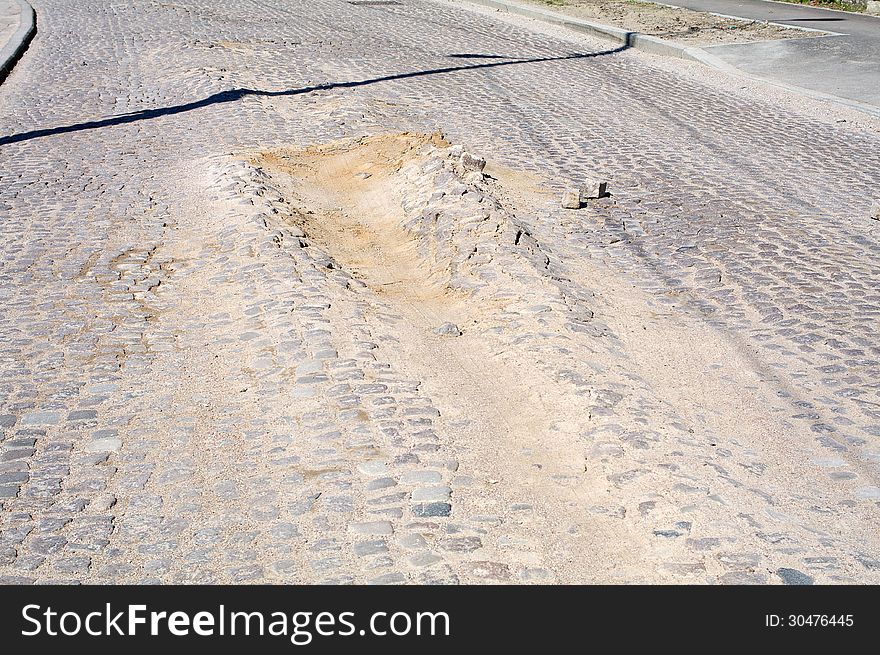 Cobblestone Street