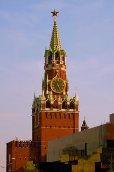 Spasskaya Tower Stock Photography