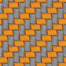Woven Gold And Silver. Seamless Texture. Stock Images Woven Gold And Silver. Seamless Texture. Stock Images
