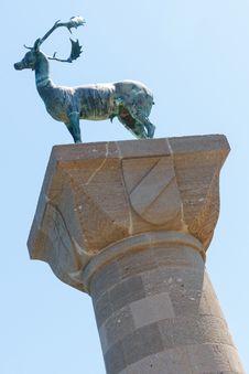 Rhodes Greece Statue Royalty Free Stock Photos Rhodes Greece Statue Royalty Free Stock Photos