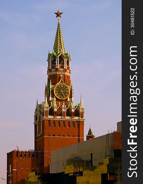 Moscow. Red Square. Spasskaya tower