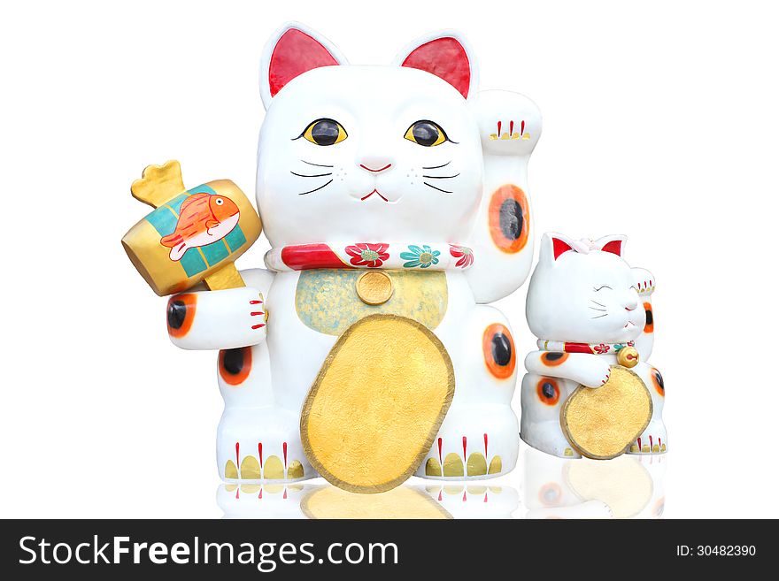 Lucky cat is popular and found generally in japan china and thailand . this sign mean Bring money luck.