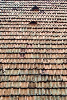 Dutch Tiles On The Roof Stock Images Dutch Tiles On The Roof Stock Images