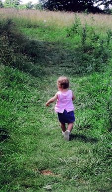 Toddler In Countryside Royalty Free Stock Photo Toddler In Countryside Royalty Free Stock Photo