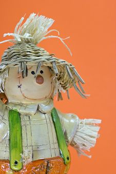 Scarecrow Halloween Decoration Royalty Free Stock Images