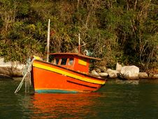 Anchored Boat 6 Stock Photo Anchored Boat 6 Stock Photo
