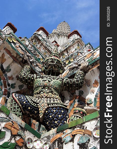 Thailand Wat Arun Sculpture