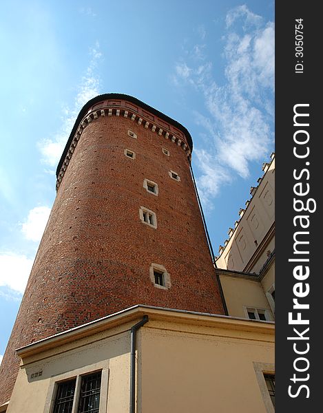 Palace of polish king at krakow. Palace of polish king at krakow