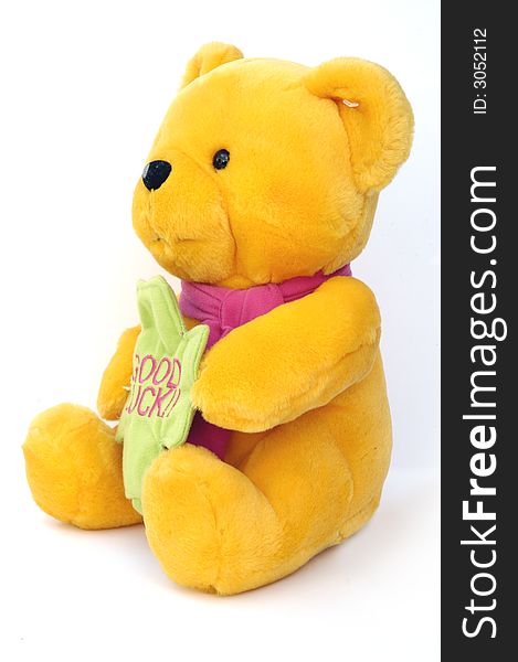 Teddy bear toy for children with good luck. Teddy bear toy for children with good luck