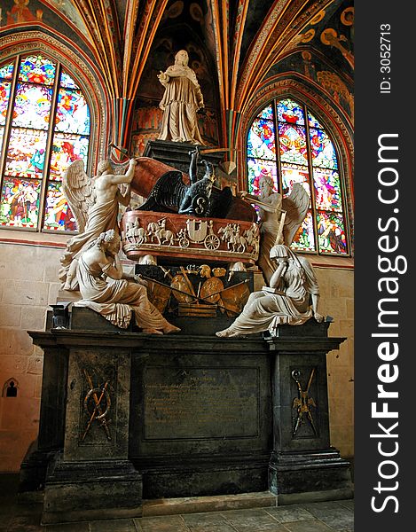 Interior of roman catholic cathedral church. Interior of roman catholic cathedral church