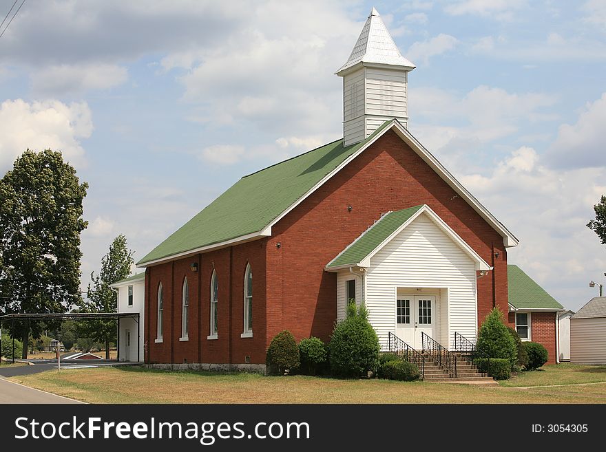 Small Country Church in rural Tennessee. Small Country Church in rural Tennessee