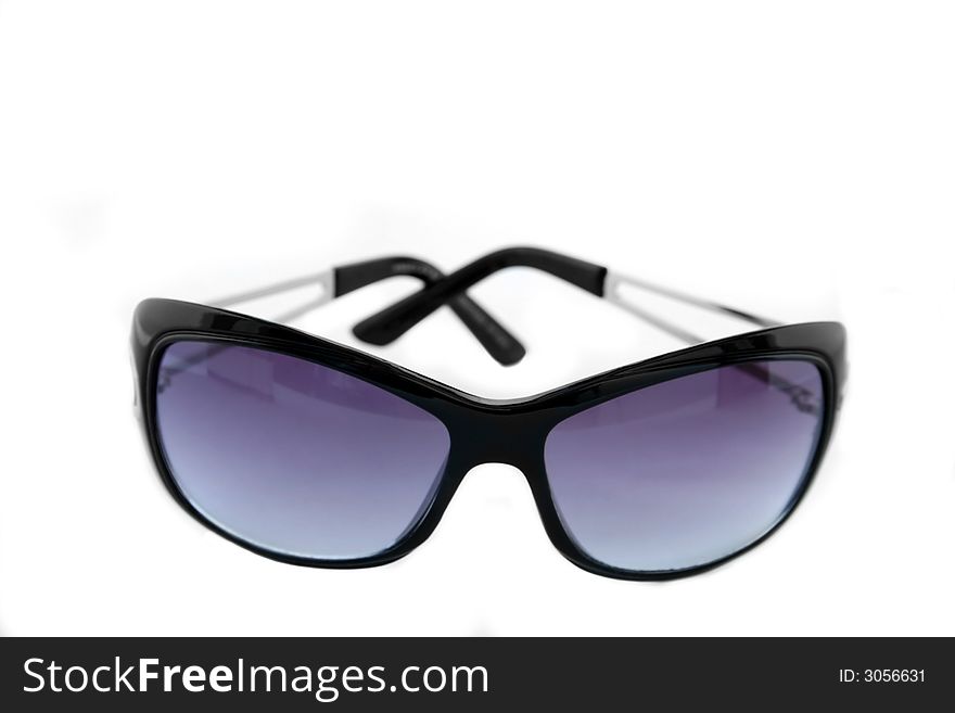 Trendy bluish sunglasess