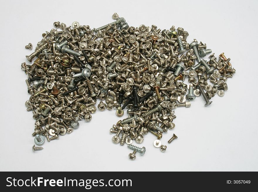 Pile of screws