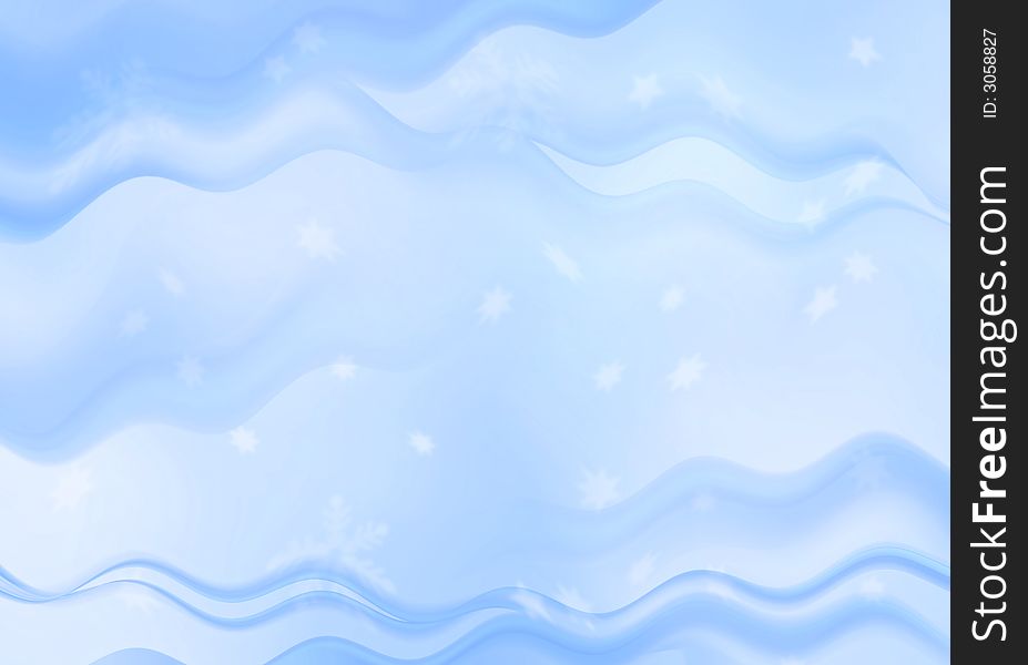 Flowing blue abstract waves Background. Flowing blue abstract waves Background
