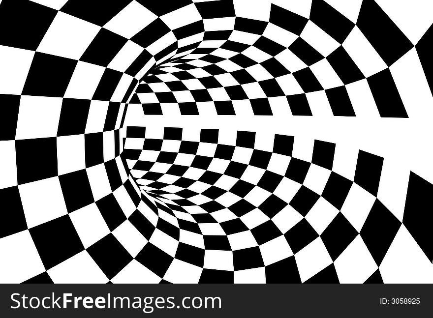 Abstract vector tunnel - suitable for background. Abstract vector tunnel - suitable for background