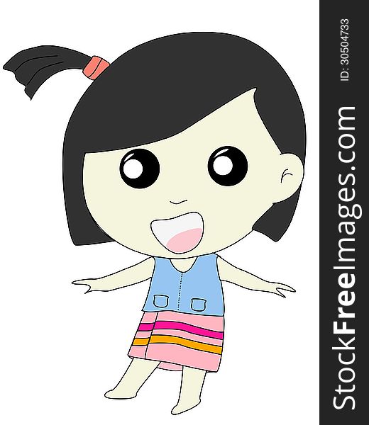 Girl cartoon