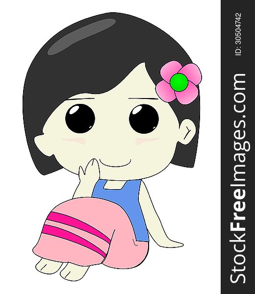 Girl cartoon