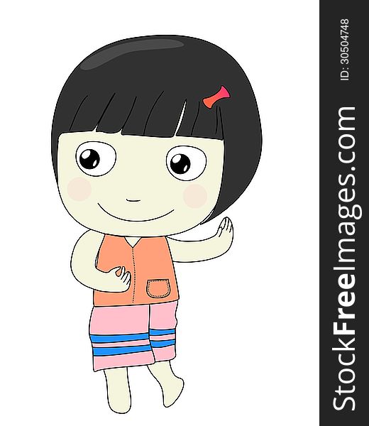 Girl cartoon