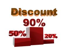 Pedestal Of The Discounts Stock Images Pedestal Of The Discounts Stock Images